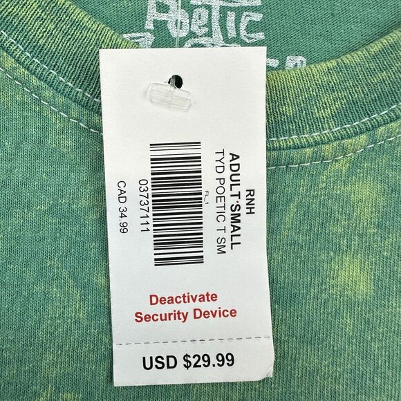 Tupac T-Shirt Mens 2PAC‎ Poetic Justice Movie 90s Style Hip Hop Rap Size Small - Picture 3 of 8